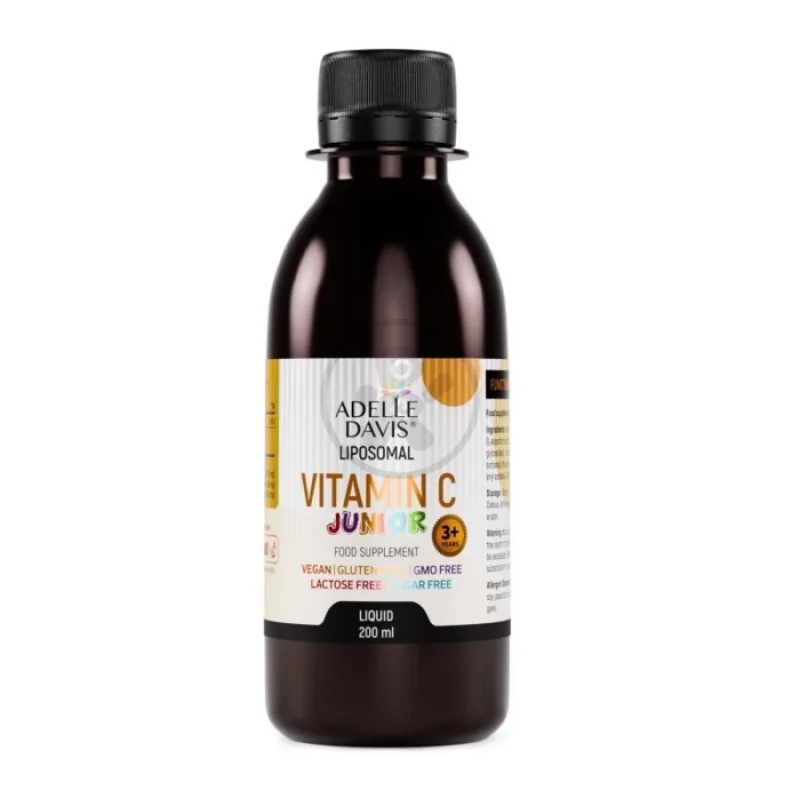 Lipozomální vitamín C JUNIOR příchuť mango 200ml Adelle Davis