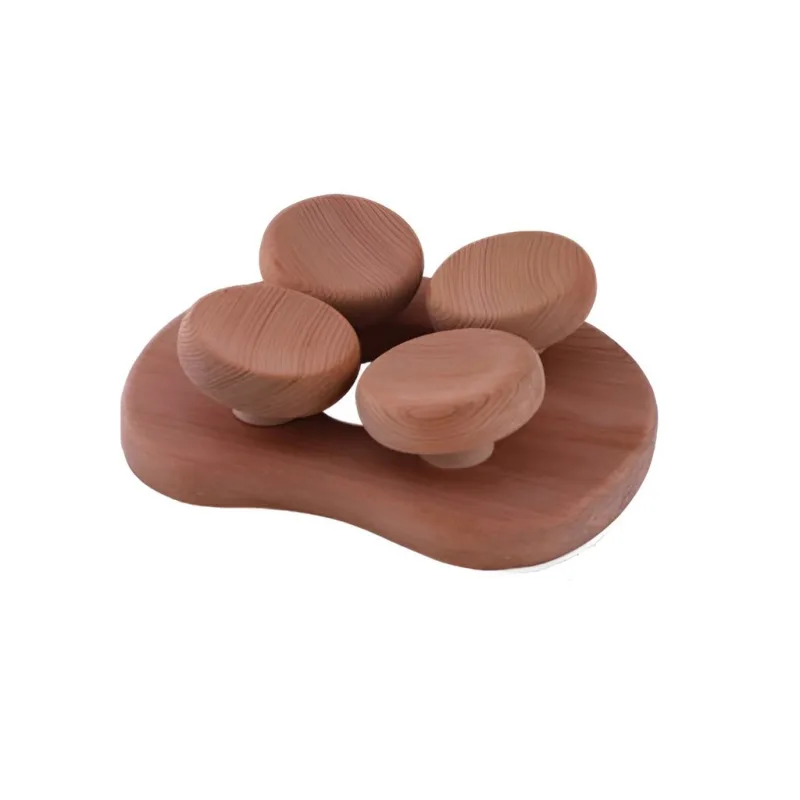 SAWO HALU Ergonomická podložka pod hlavu, masážní podhlavník do sauny, cedr