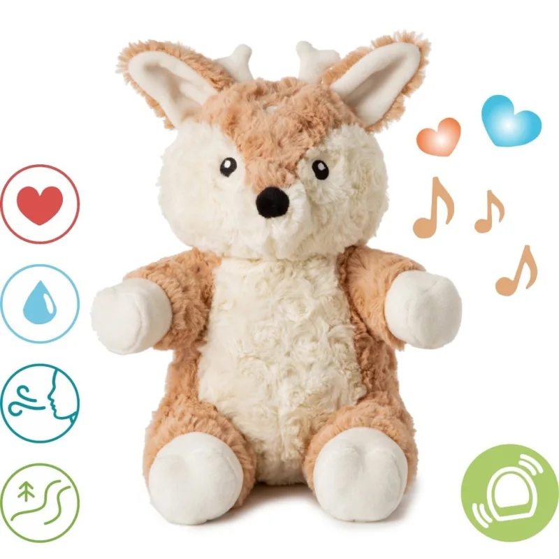 Cloud b® Love Light Buddies - Finley Fawn ™ Nočné svetielko s melódiou, Srnka, 0m+