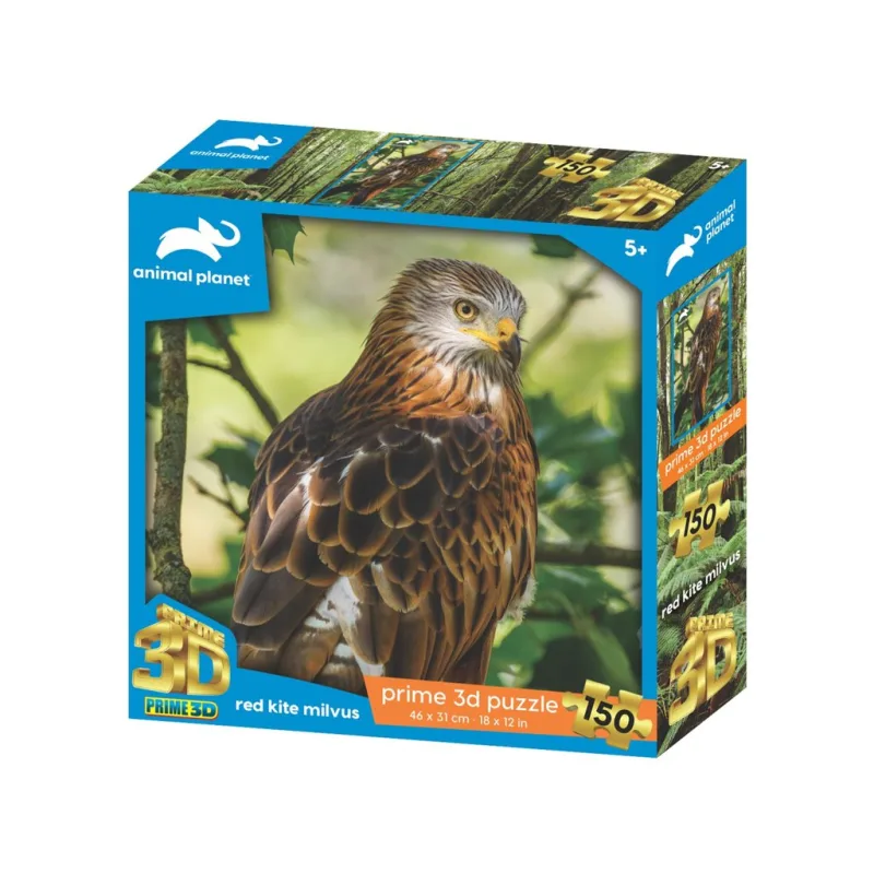 PRIME 3D PUZZLE - Červený drak Milvus 150 ks