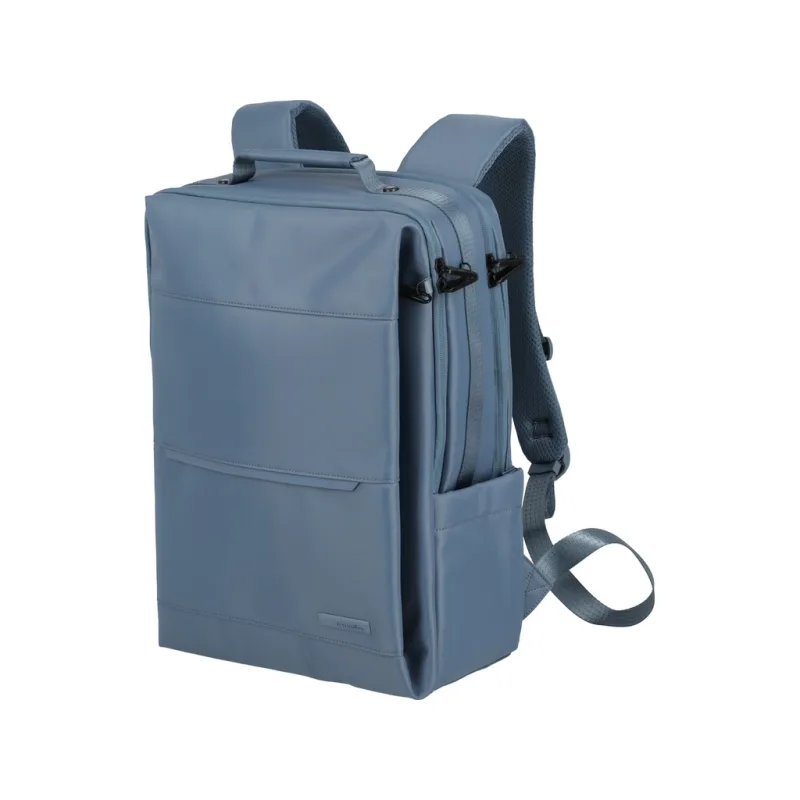 Travelite WORKFLOOW Batoh na notebook M 15,6“ Modrá Blue denim blue 18L