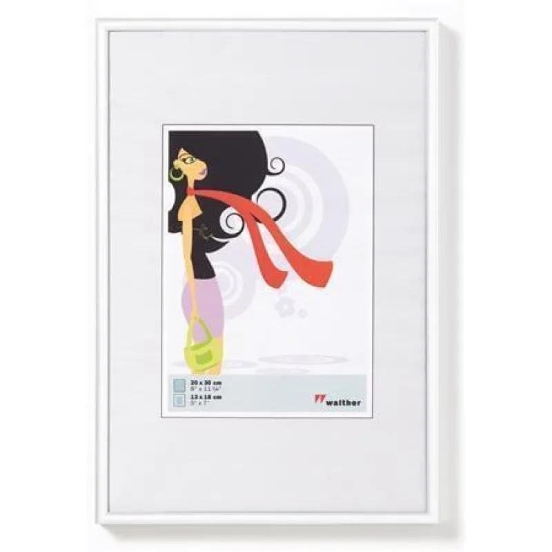 Rámeček "New  Lifestyle", bílá, plast, 10 x 15 cm