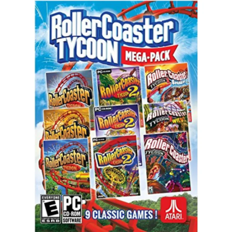 RollerCoaster Tycoon 9 Megapack