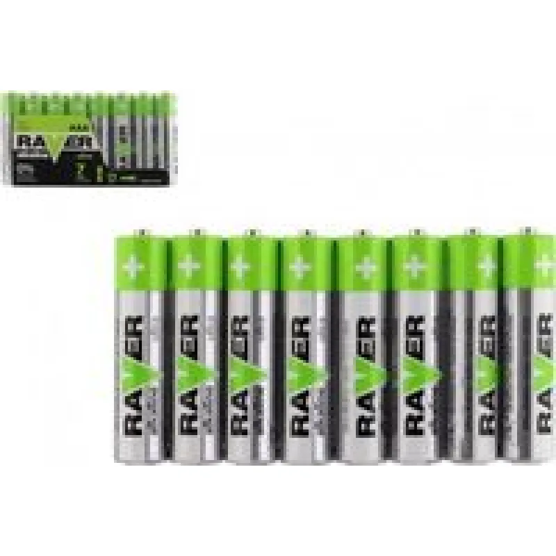 Alkalická batéria RAVER LR3 1,5V (AAA) 8ks - Tvoja drogéria