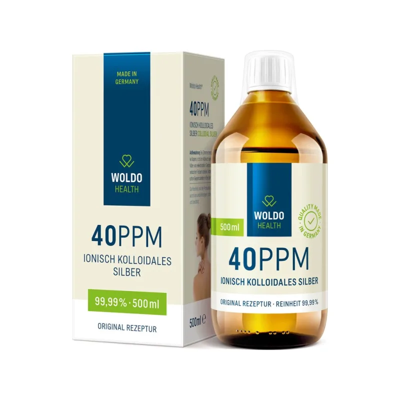 Koloidní stříbro 40 ppm 500ml