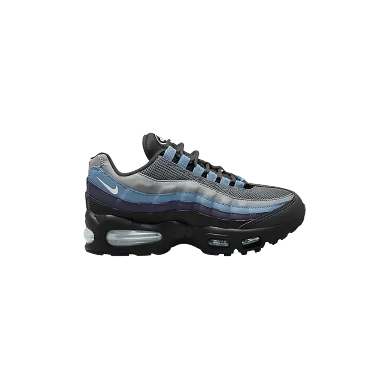 Nike Air Max 95 Black Smoke Grey Work Blue (GS)