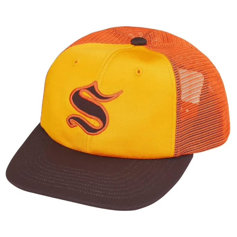 Supreme Contrast S Mesh Back 6-Panel Orange