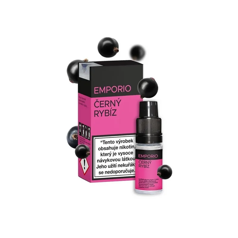 EMPORIO - Černý rybíz - 12mg  E-liquid
