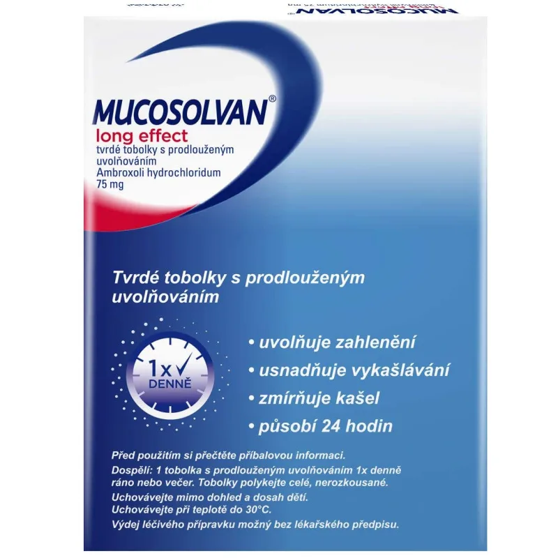 Mucosolvan Long Effect 75mg 20 kapsúl