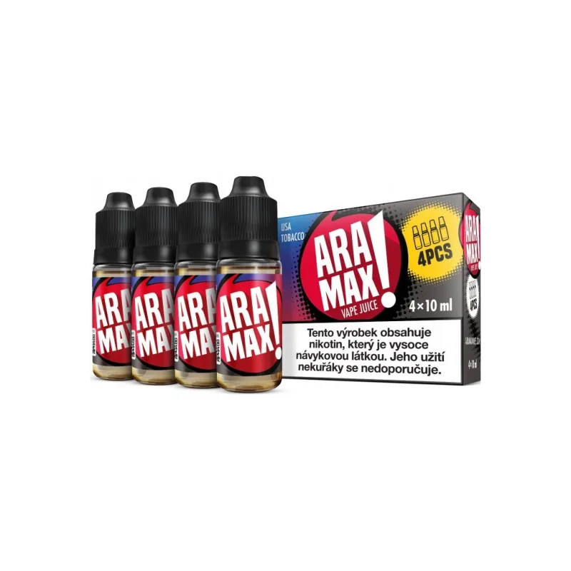 Liquid ARAMAX USA Tob 4x10ml 3mg