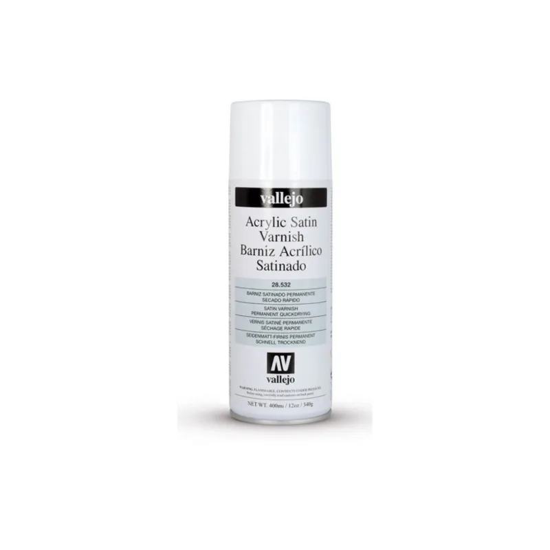 Vallejo Aerosol Varnish Satin