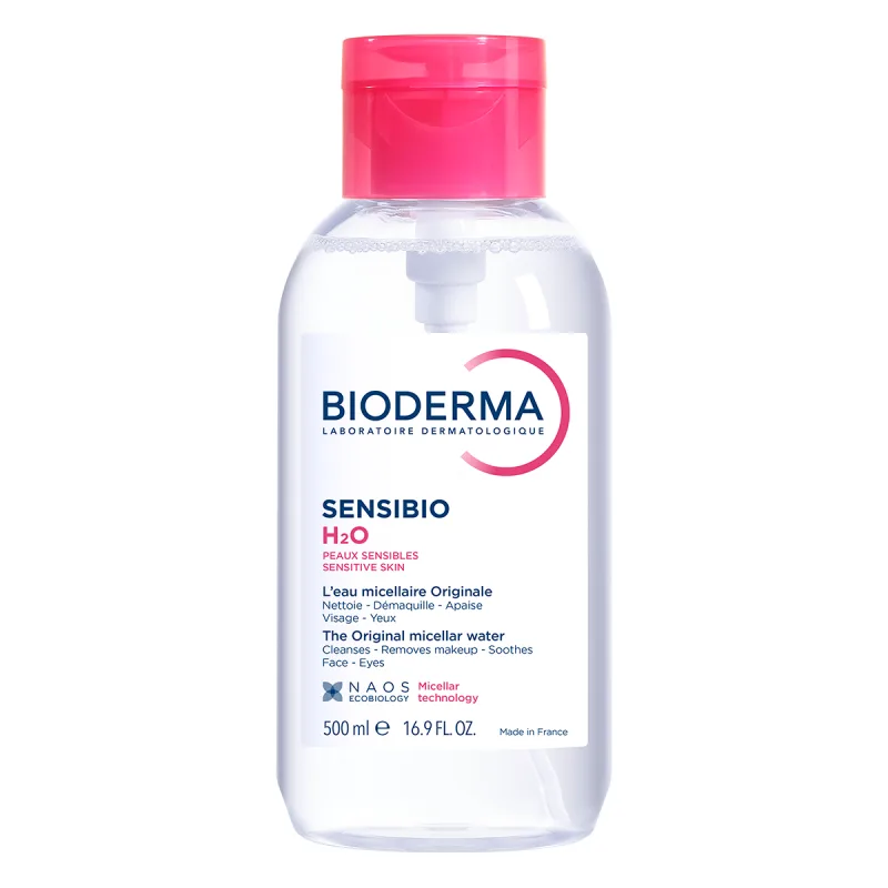 BIODERMA Sensibio H2O micelárna voda s pumpou 500 ml