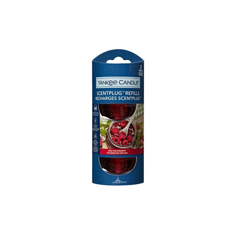 Yankee Candle Red raspberry náplň pro vůně do elektrické zásuvky, 2x 18,5ml