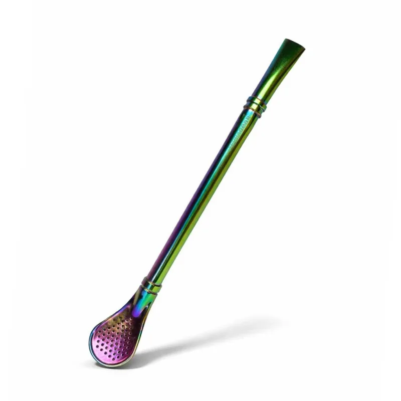 YerbaGEAR Bombilla Rainbow - 15,5 cm