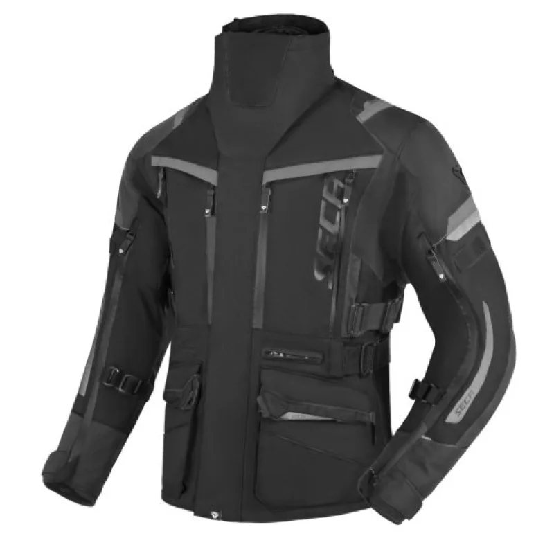 Moto bunda SECA Arrakis III černá - Velikost oblečení: 3XL