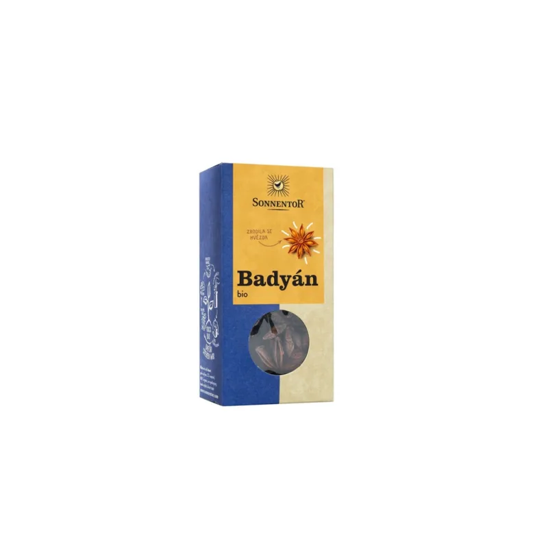 BADYÁN CELÝ koření BIO - krabička 25 g SONNENTOR