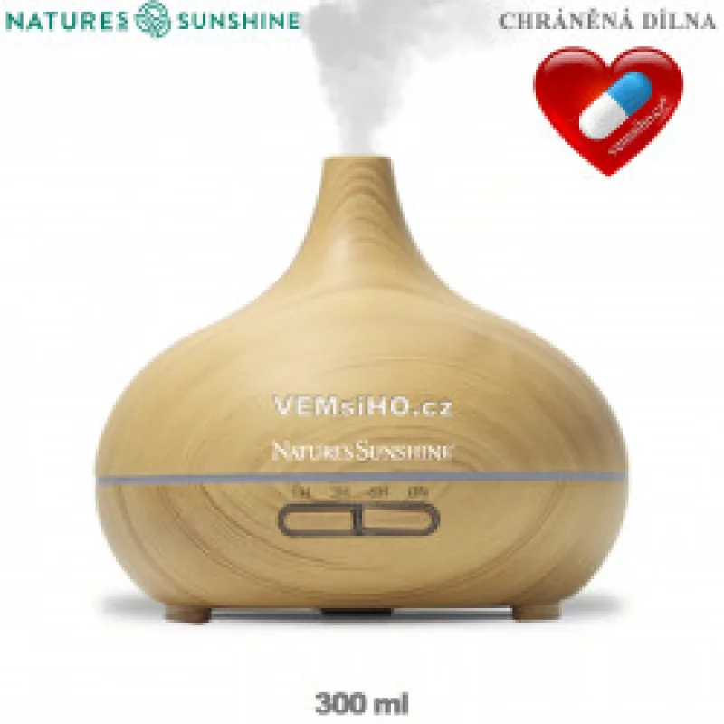 NSP Difuzér esenciálního oleje V-W350 | dřevo | 300 ml | AKCE: SLEVA