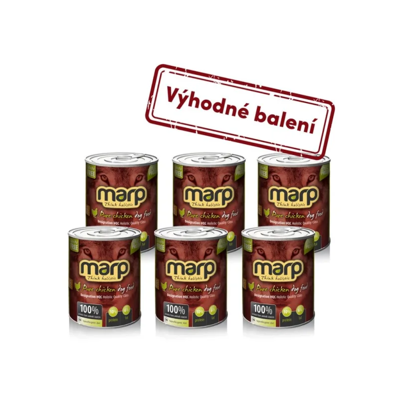 Marp Chicken konzerva pro psy s kuřecím 6x800g