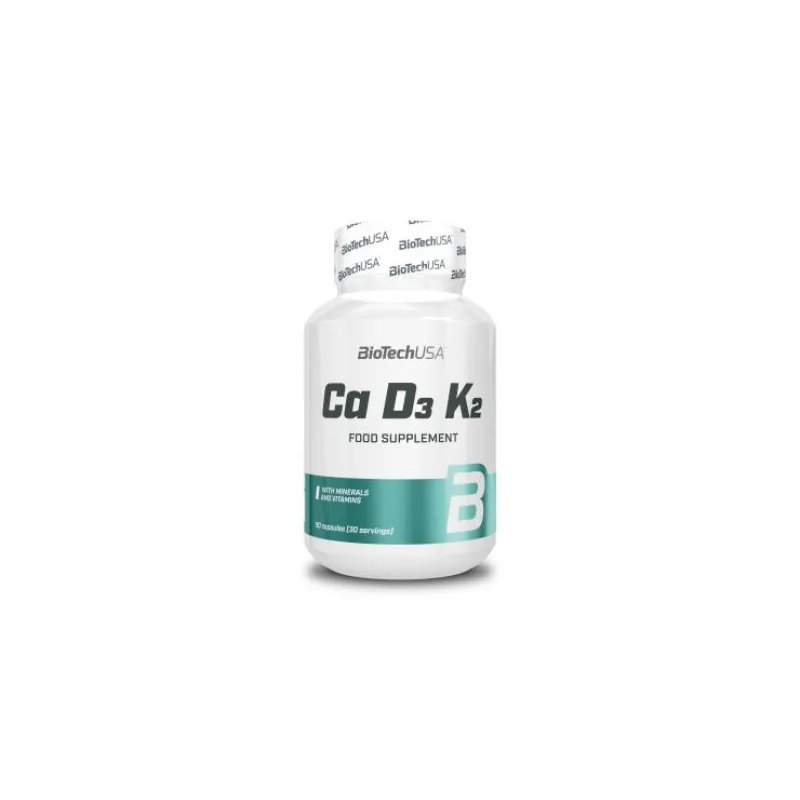 BioTechUSA Ca-D3-K2 90 kapsúl