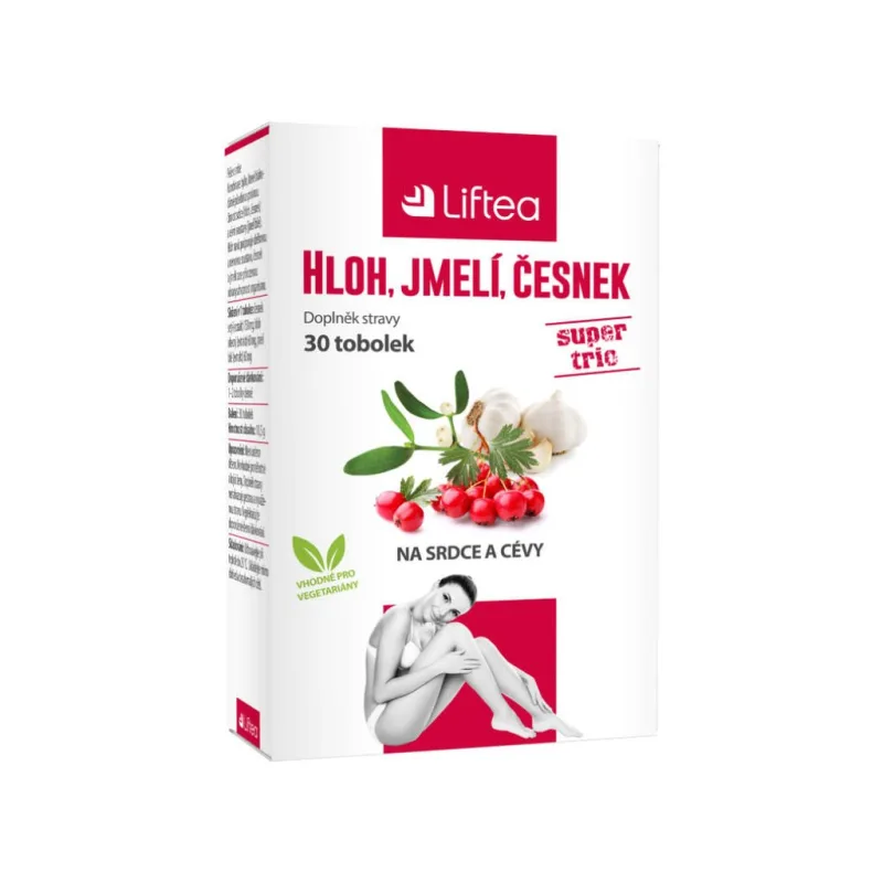 LIFTEA hloh, imelo, cesnak 30 kapsúl
