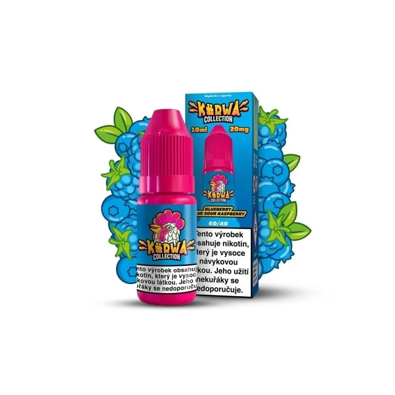Kurwa Collection - Blueberry Blue Sour Raspberry - 20mg  Borůvka, Malina