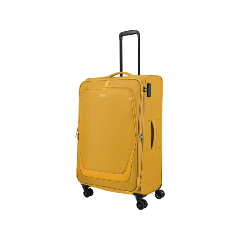 Travelite UMBRIA 77cm Cestovní kufr L Žlutá Yellow golden glow Rozšiřitelný