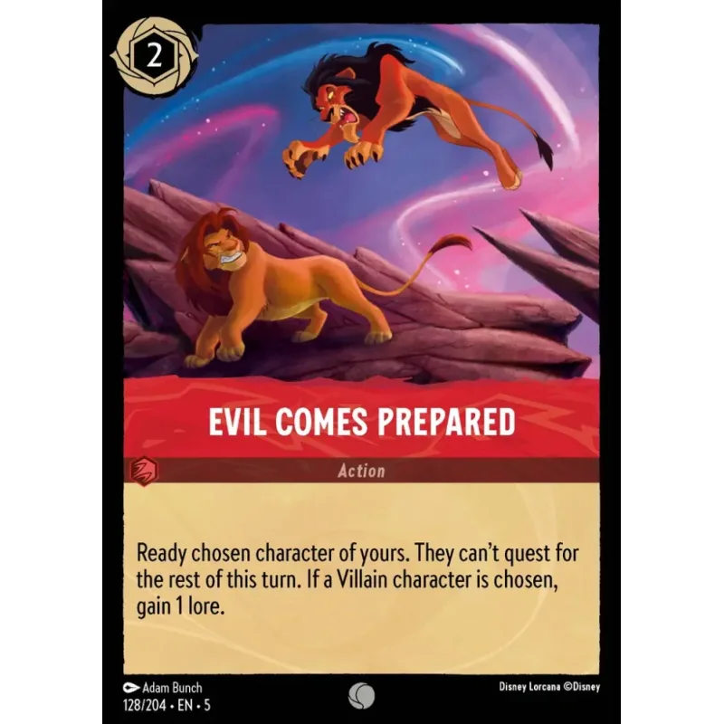 Evil Comes Prepared