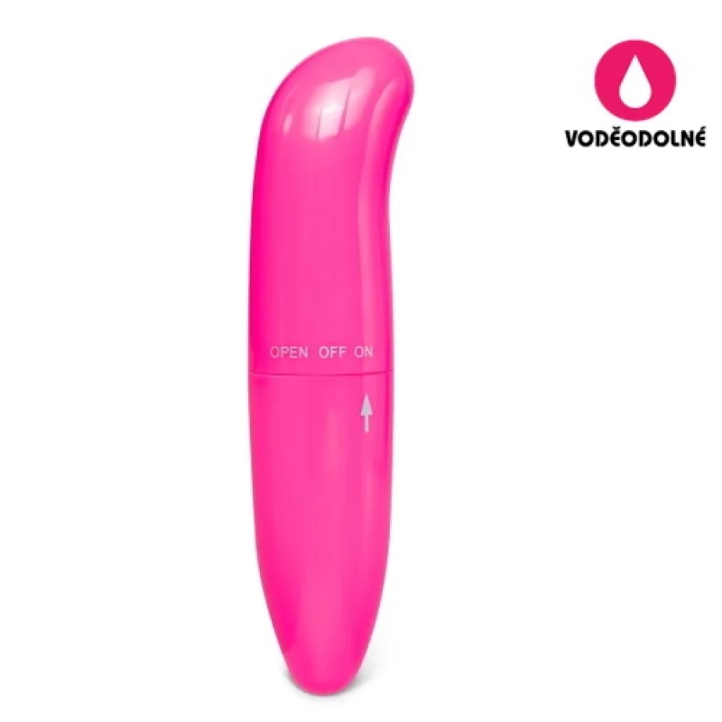 Mini vibrátor G-bod růžový