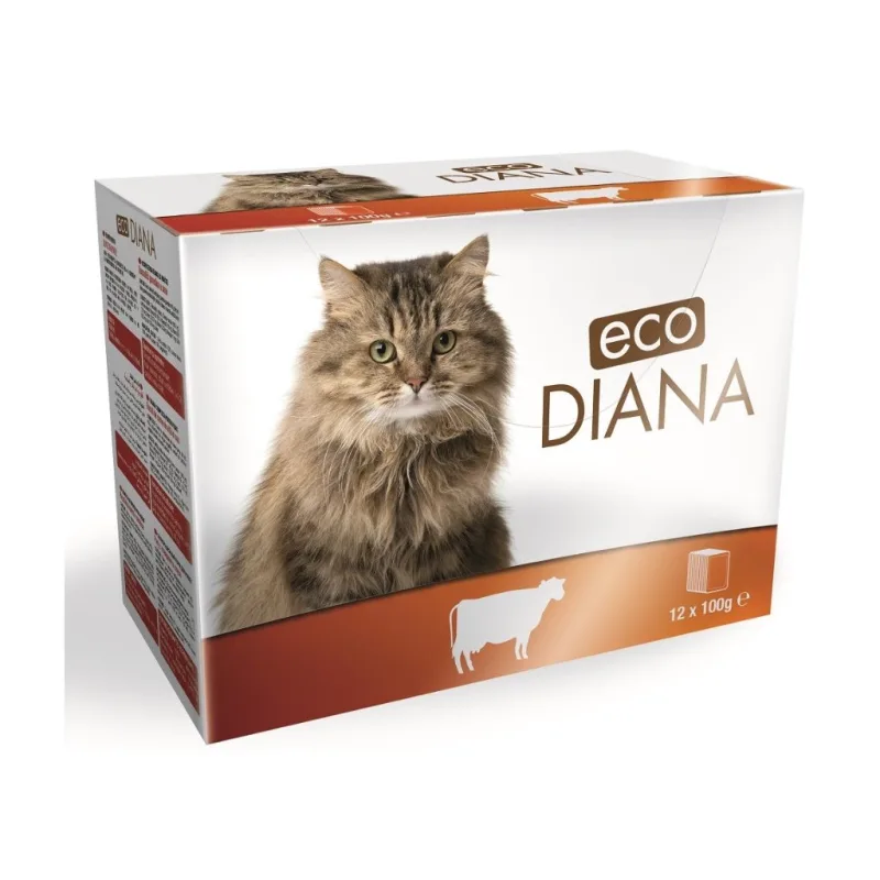 Diana eco kapsičky hovězí kousky v omáčce 12x100g