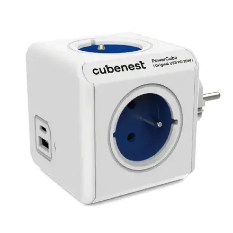 Cubenest PowerCube Original USB A+C PD 20 W modrá