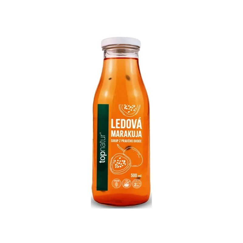 LEDOVÁ MARAKUJA - sirup z pravého ovoce 500ml TOPNATUR
