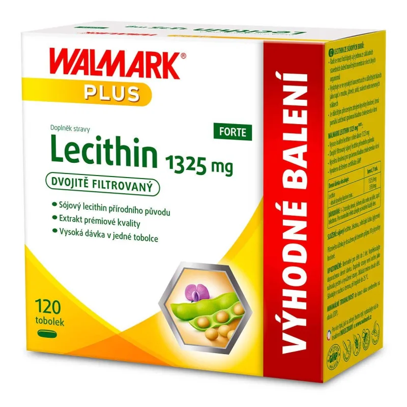 Walmark Lecitín FORTE 1325 mg 120 kapsúl