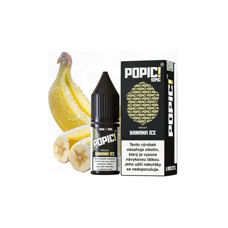 Liquid POPIČ! Salt Banana Ice 10ml 10mg
