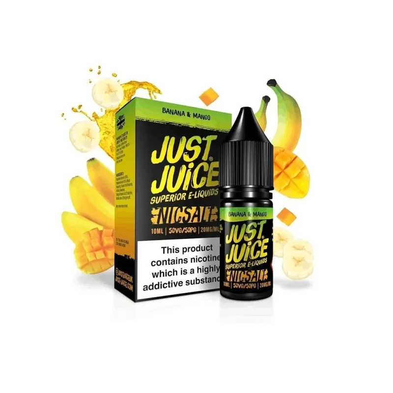 Just Juice Salt - E-liquid - Banana & Mango (Banán s mangem) - 20mg