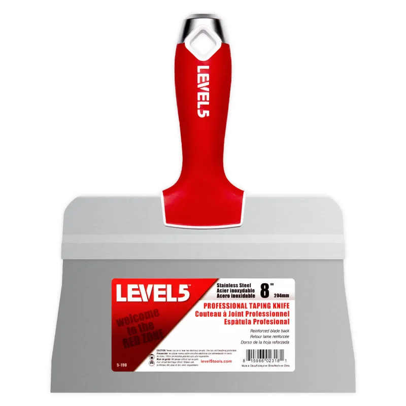 Level5 špachtle nerezová velká, SOFT rukojeť 20cm