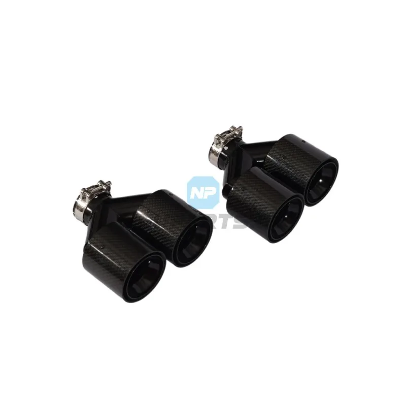 Dvojité koncovky výfuků - 2x 105mm výstup - bez výseku