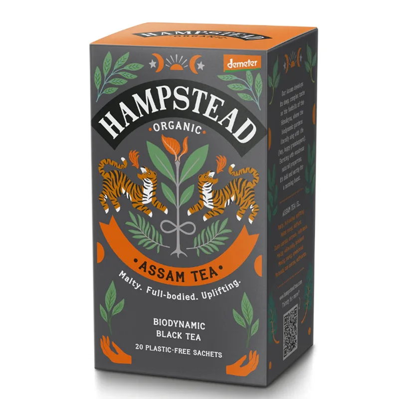 Hampstead Tea BIO černý čaj Assam 20ks