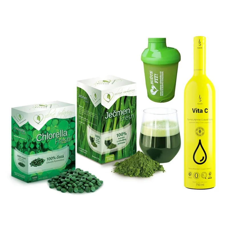 Ječmen Fresh + Chlorella Fresh + Vita C
