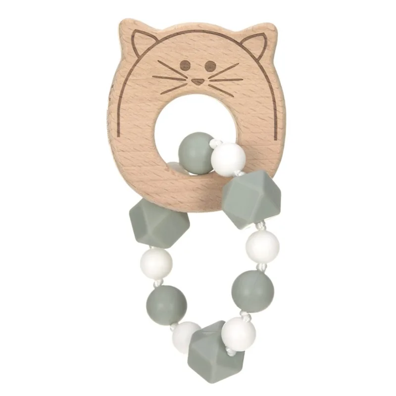Lässig Teether Bracelet Wood/Silicone – náhled 1