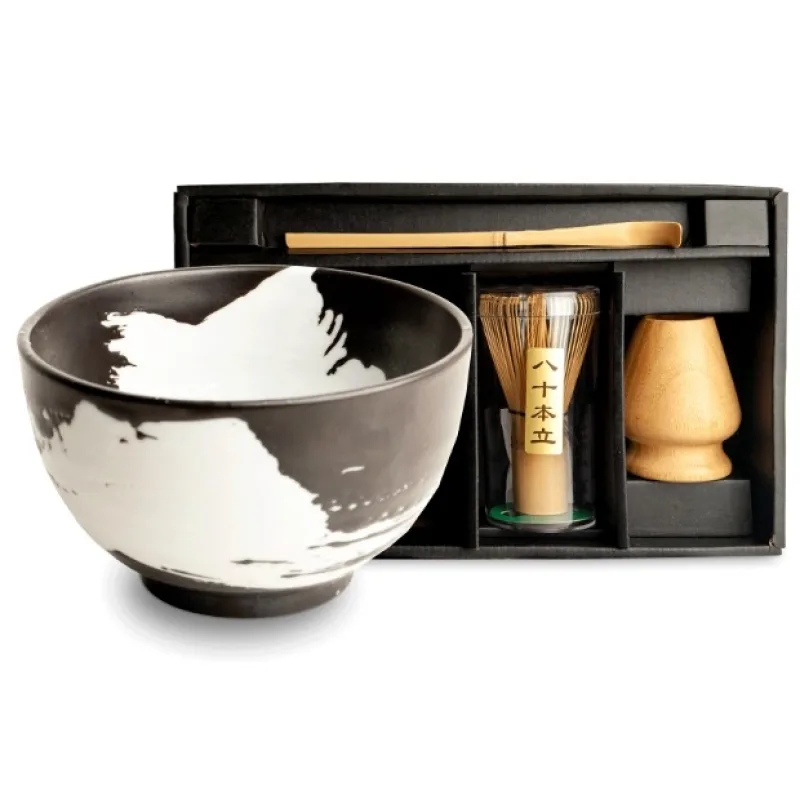 Matcha sada KURO SHIRO - Kompletní set na přípravu matchy