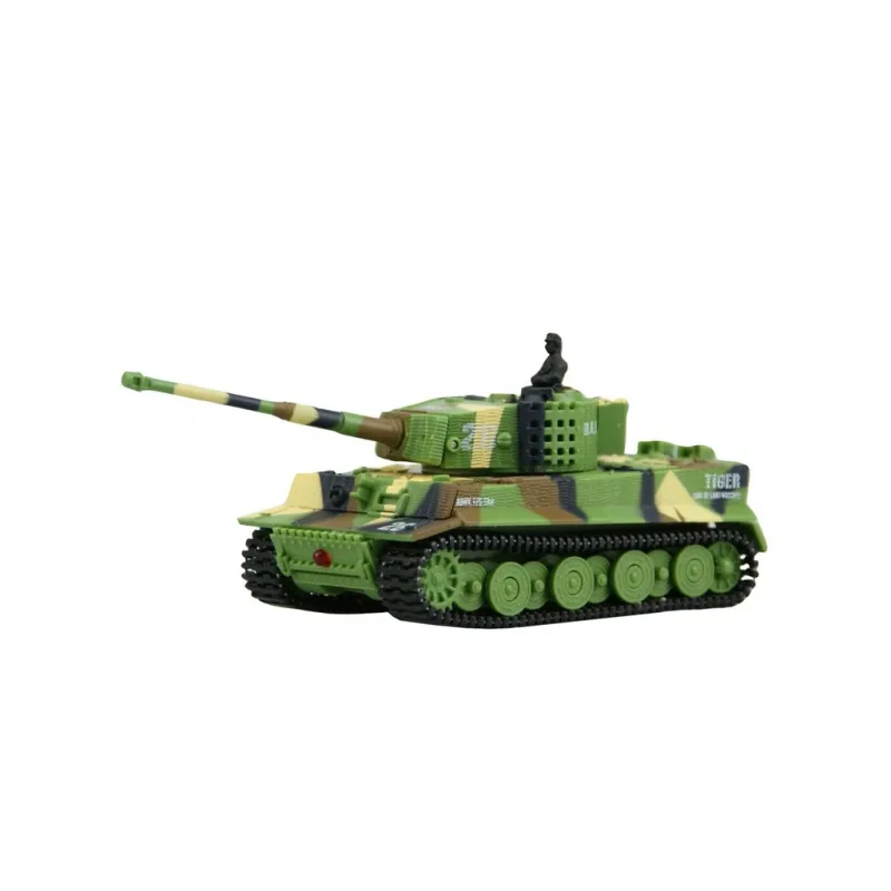 S-Idee RC tank Mini German Tiger 1:72 RTR zelený