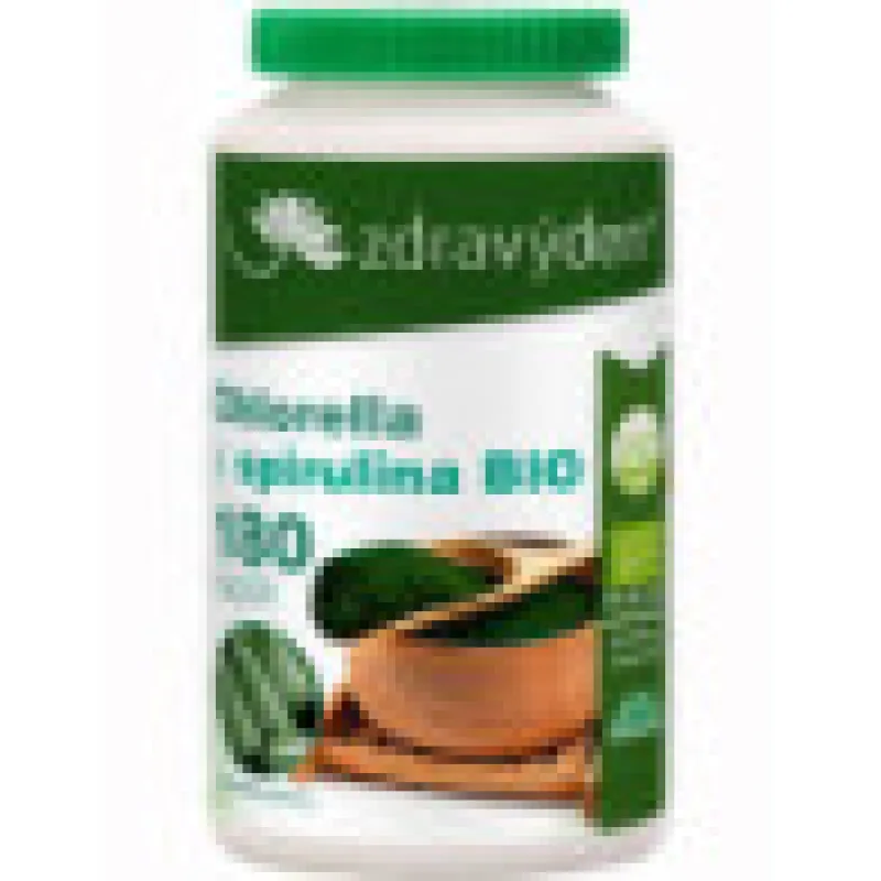 Chlorella und Spirulina BIO 180 Kapseln