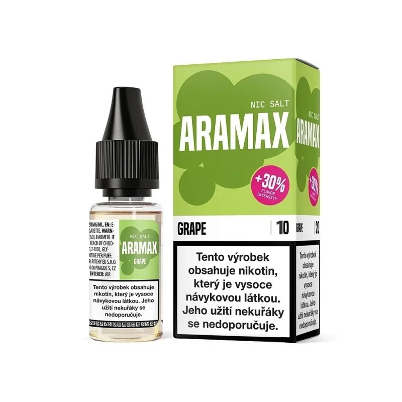 Aramax Salt - E-liquid - Grape - 10mg  Hroznové víno
