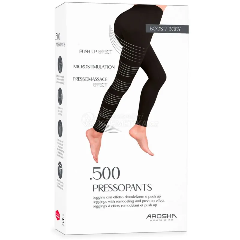 Arosha .500 Pressopants Leggings - Zeštíhlující legíny Vel. S (34-36) černé