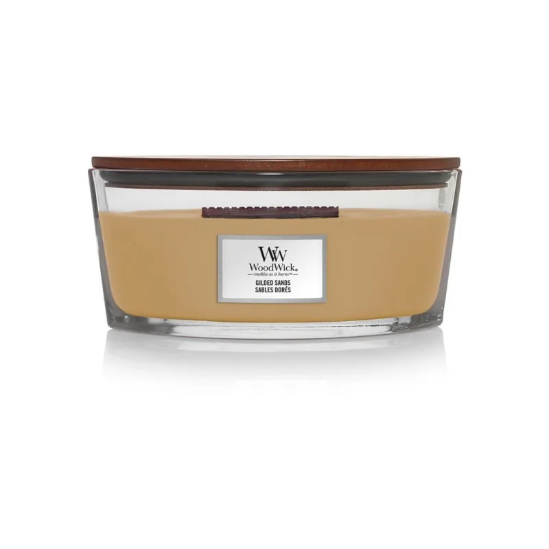 Svíčka dekorativní váza WoodWick Gilded Sands 453.6 g