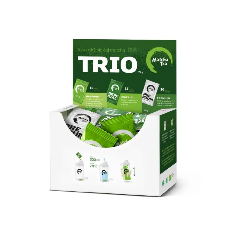 Bio Matcha Tea Trio 75g