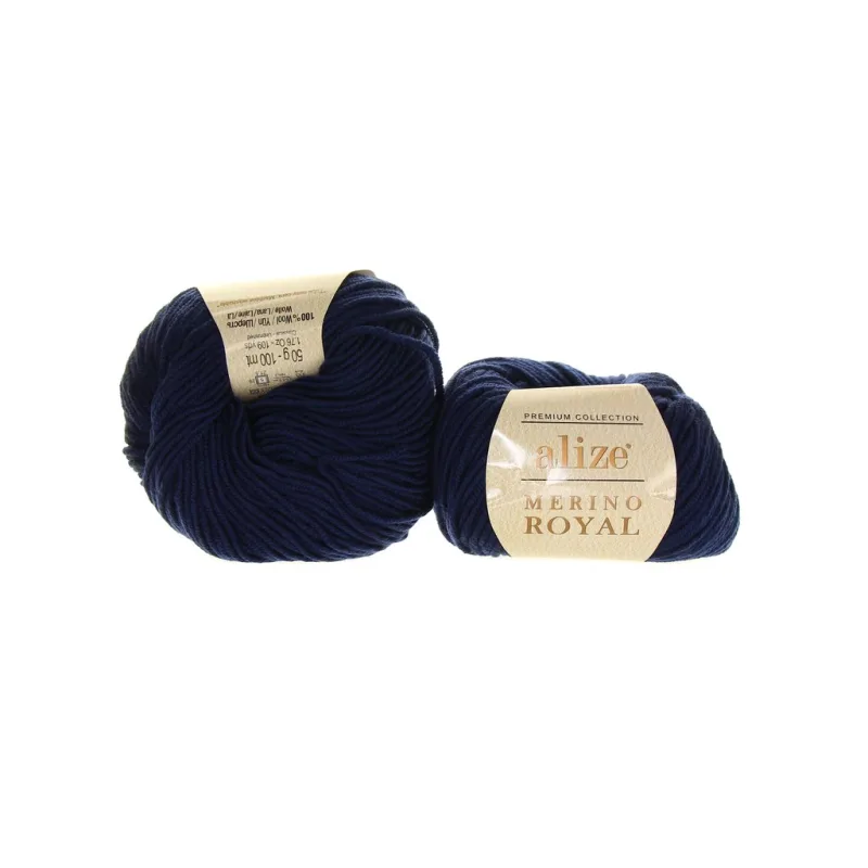 Merino Royal tmavě modrá 58
