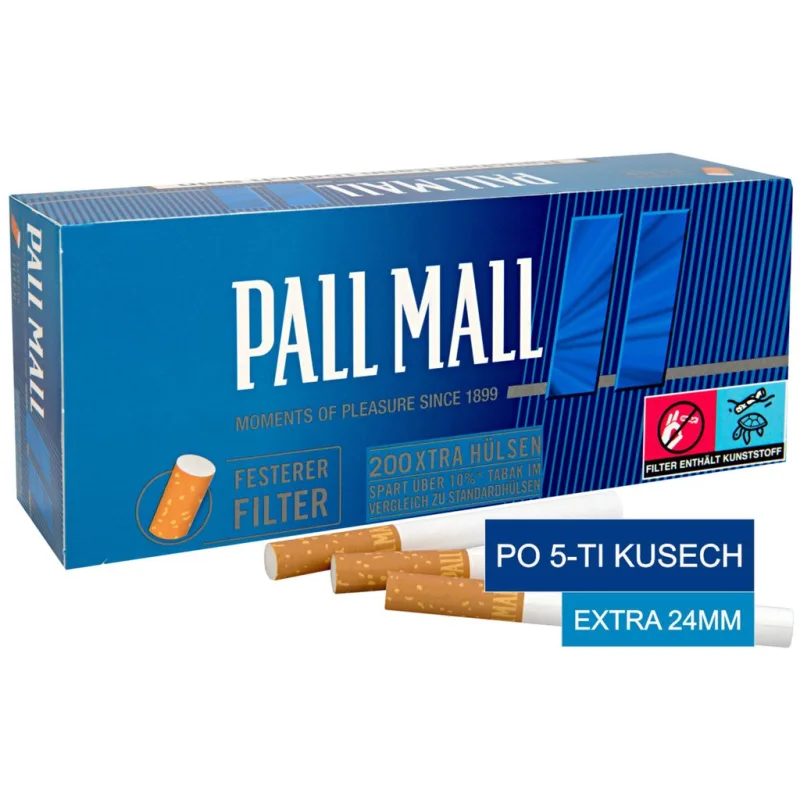 5x Dutinky EXTRA PALL MALL BLUE 200 (QUALITY of GERMANY) - Ø8mm