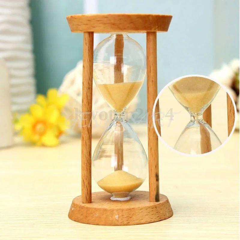 Malé dřevěné přesýpací hodiny 3minuty