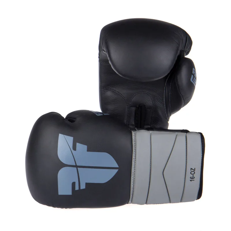 Boxerské rukavice Fighter Sparring - černá/šedá, FBG-002-BG - černá / 10